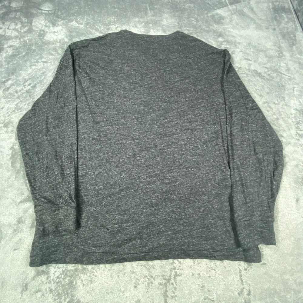 Polo Ralph Lauren T Shirt Long Sleeve Mens XL Gray Heather Classic Fit Crew Neck